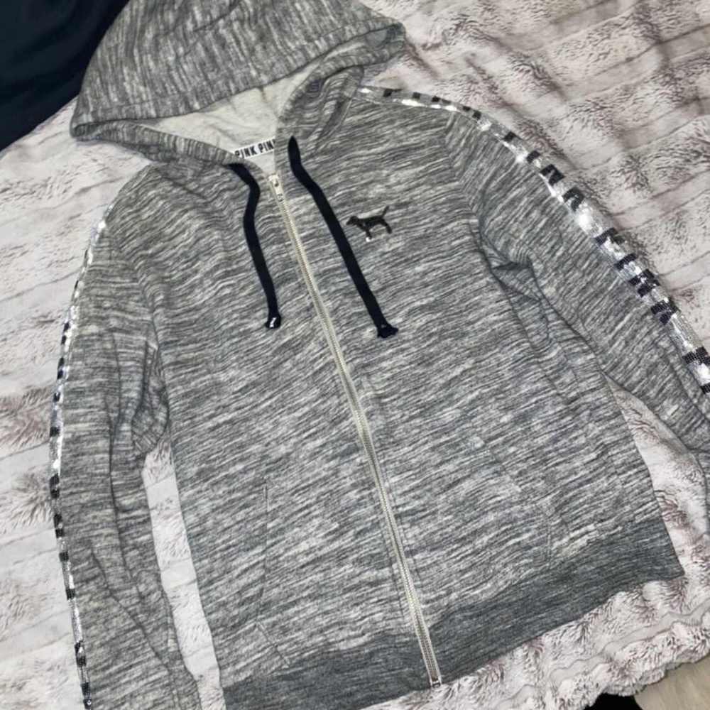 VIctoria secret PINK bling hoodie